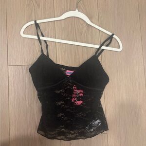 Edikted Black Lace Tank Top